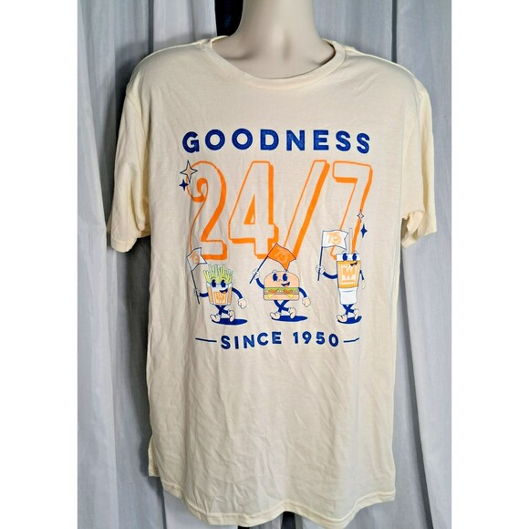 New 2XL Whataburger Shirt Retro Goodness 24/7 Pullover Short Sleeve - Picture 1 of 7